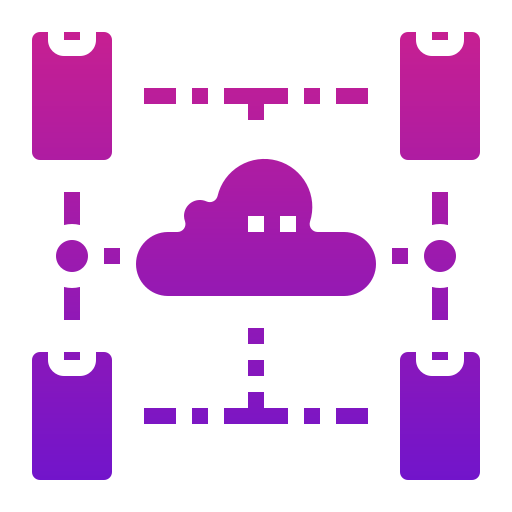 computación en la nube icono gratis