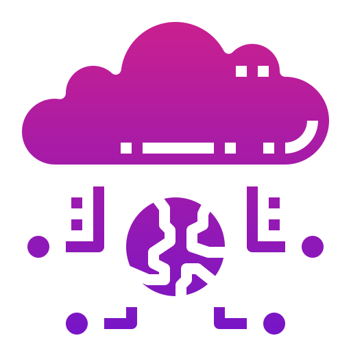 computación en la nube icono gratis