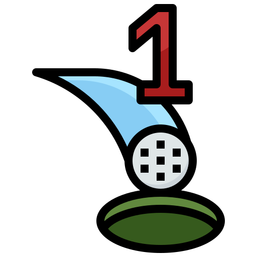 Hole in one Surang Lineal Color icon