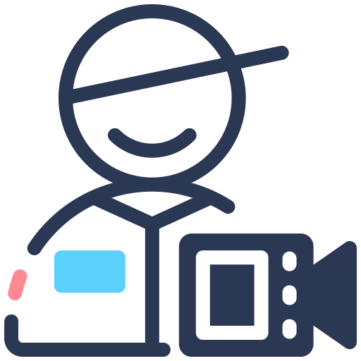 Cameraman free icon