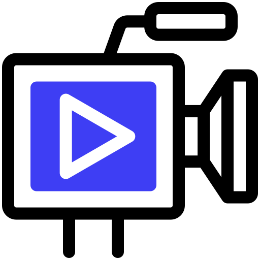 camara de video icono gratis