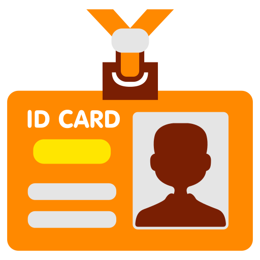 Id card Generic Flat icon