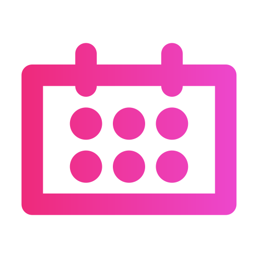 Schedule Generic Gradient icon