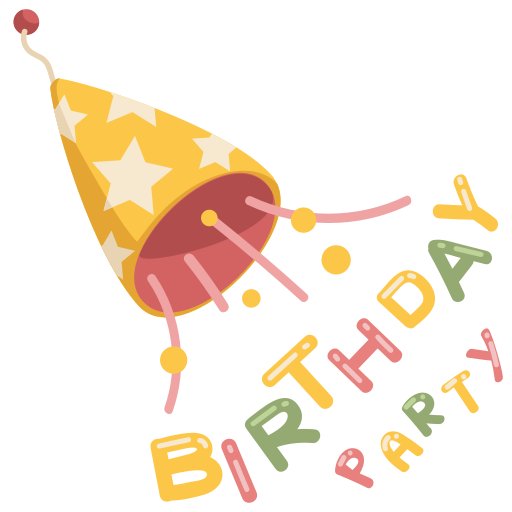 fiesta de cumpleaños gratis sticker