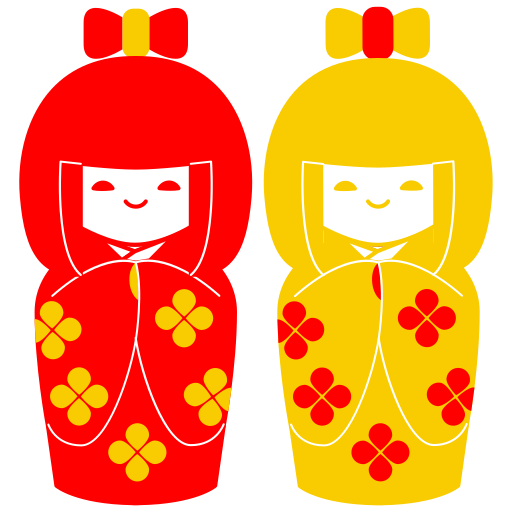 kokeshi icono gratis