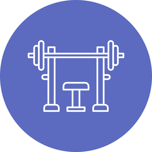 Bench press free icon