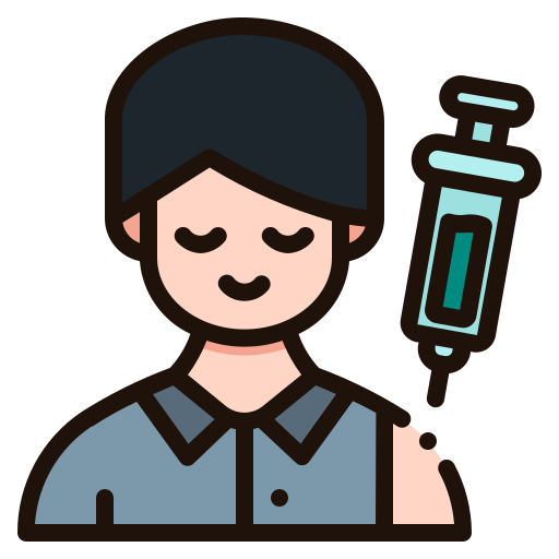 Vaccination free icon Vaccination free icon