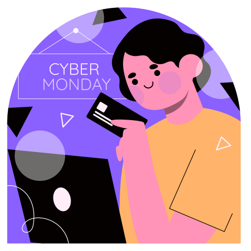 lunes cibernético gratis sticker