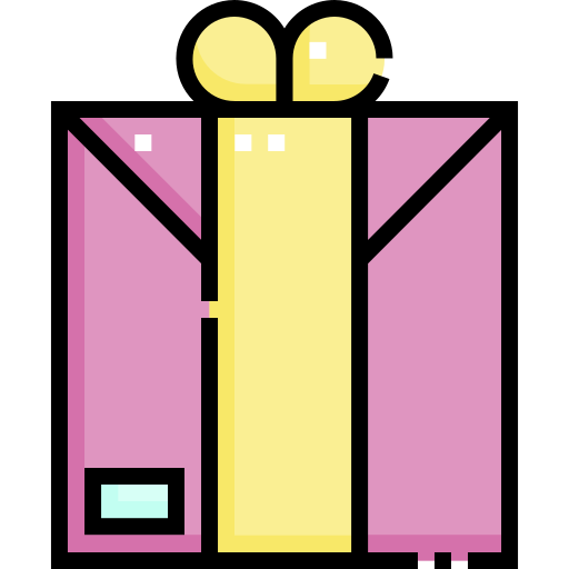 caja de regalo icono gratis