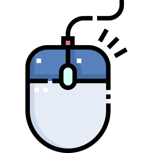 Mouse Detailed Straight Lineal Color Icon