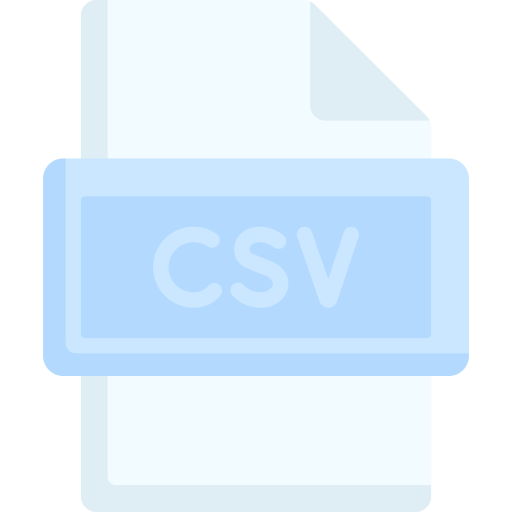 csv icono gratis