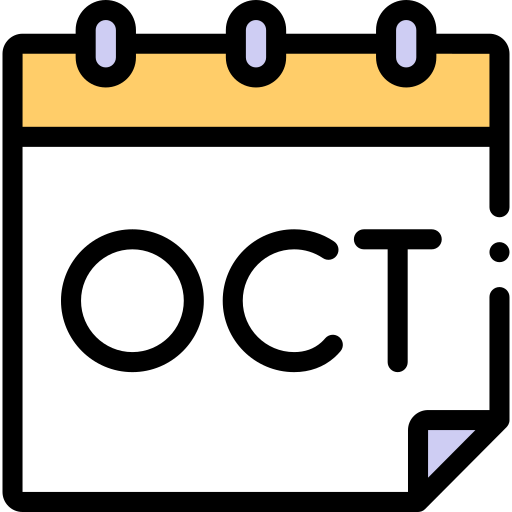 octubre icono gratis