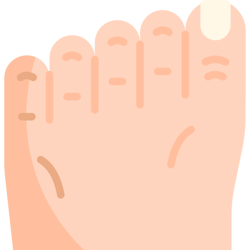 Toe Kawaii Flat icon