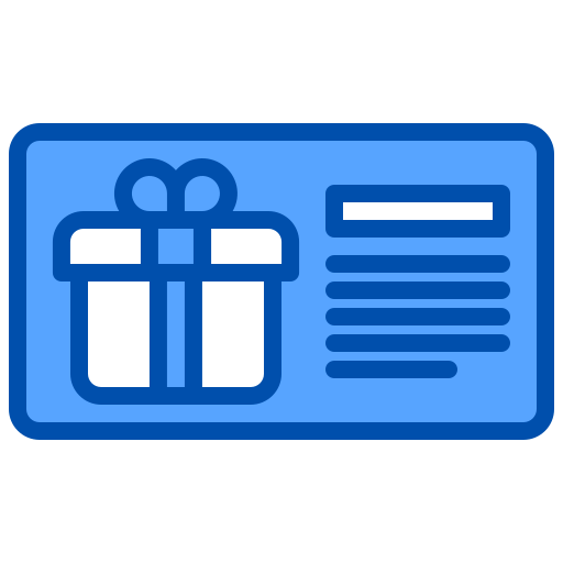 Gift card - Free commerce and shopping icons