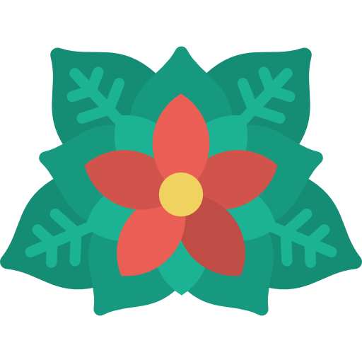 Poinsettia Special Flat icon