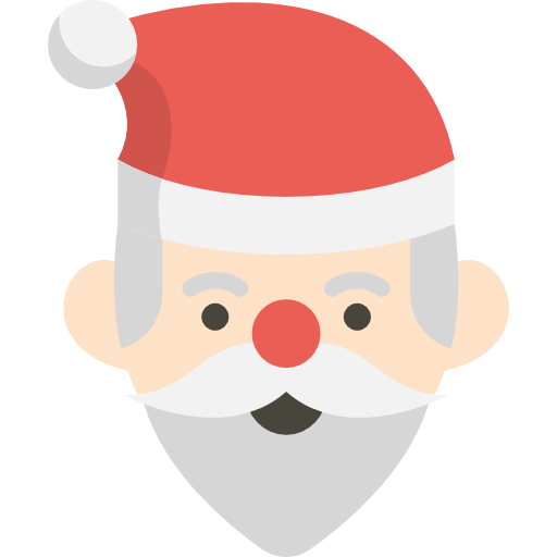 papá noel icono gratis