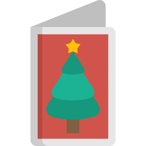 Christmas card Special Flat icon