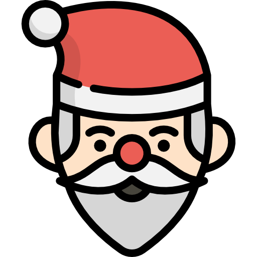 papá noel icono gratis