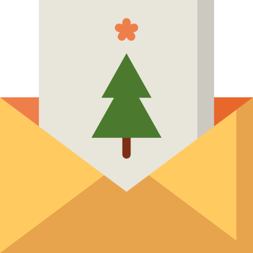 tarjeta de navidad icono gratis