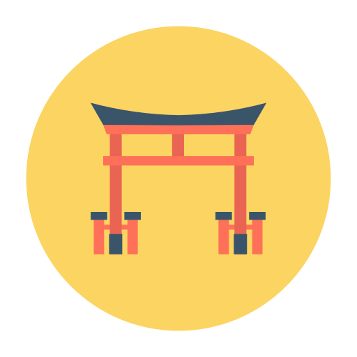 Japanese gate free icon