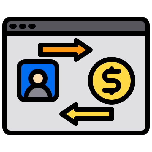 transferência online grátis ícone transferência online grátis ícone