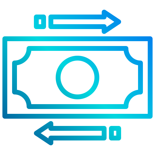 Money xnimrodx Lineal Gradient icon