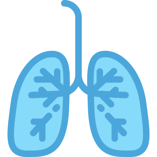 Lungs Generic Blue icon