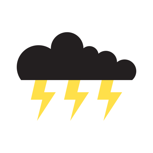 Thunder bolt Generic Flat icon