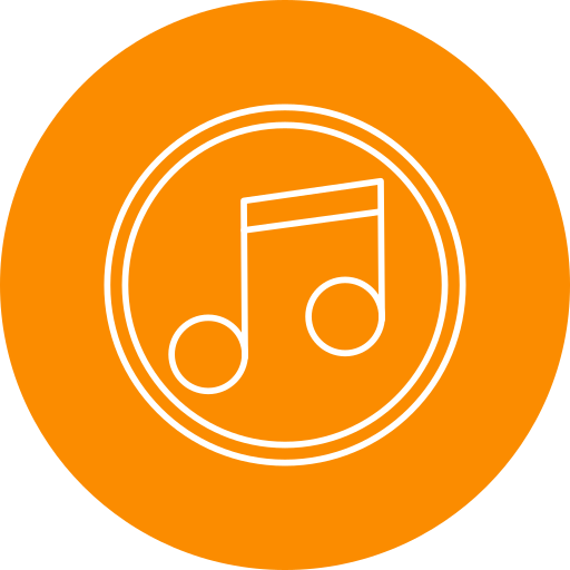 Music note Generic Circular icon