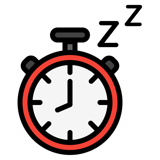 Time to sleep free icon