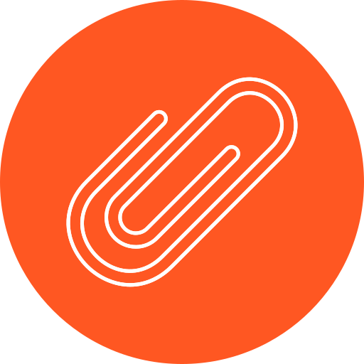 Paper clip Generic Circular icon