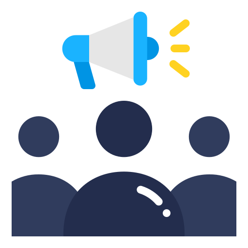 Marketing team free icon
