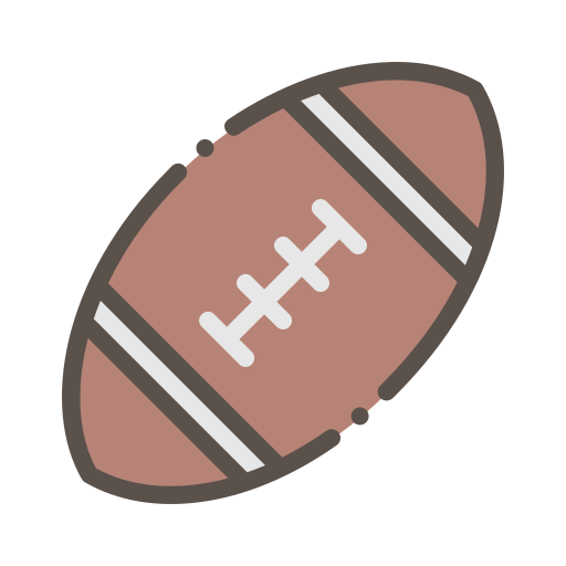 Football Generic Outline Color icon