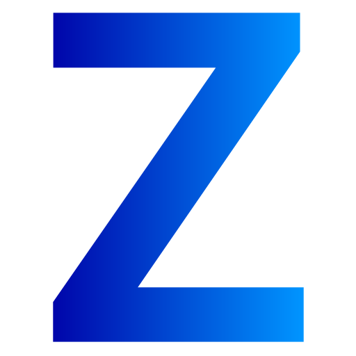 Letter z Generic Flat Gradient icon