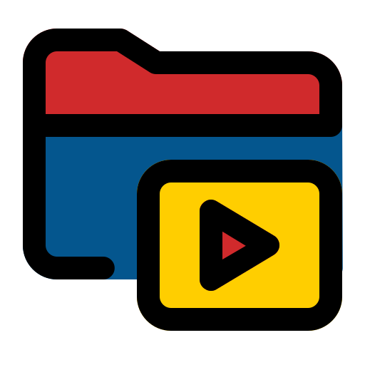 archivo de vídeo icono gratis