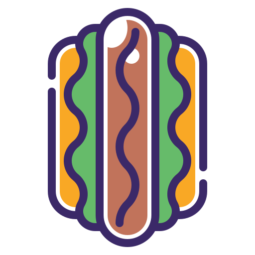 hot-dog Icône gratuit