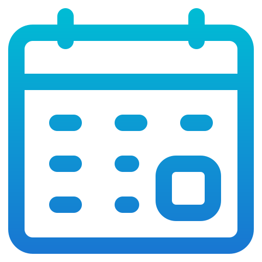 Calendar Generic Gradient icon