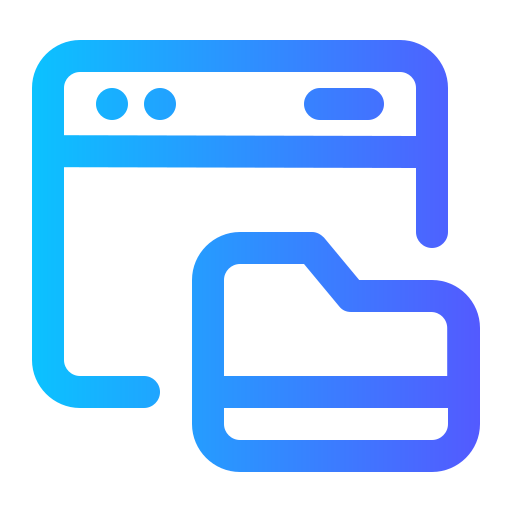 Data Transfer Generic Gradient Icon