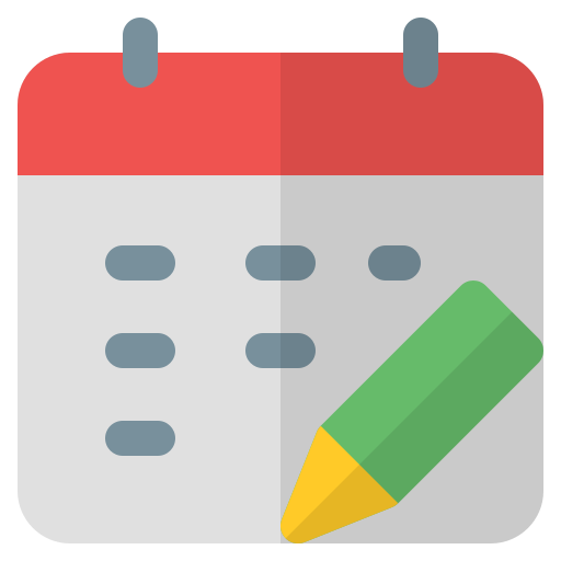 calendário grátis ícone