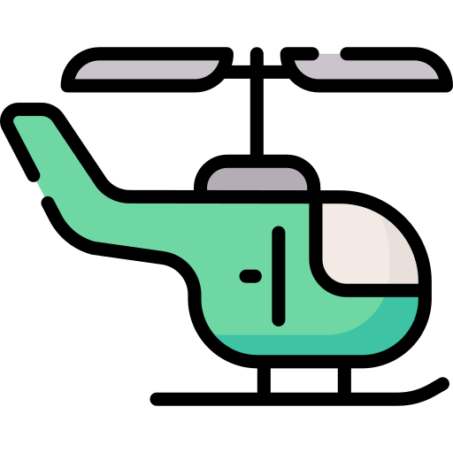 Helicopter Special Lineal color icon