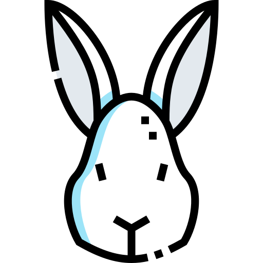 Rabbit Detailed Straight Lineal color icon