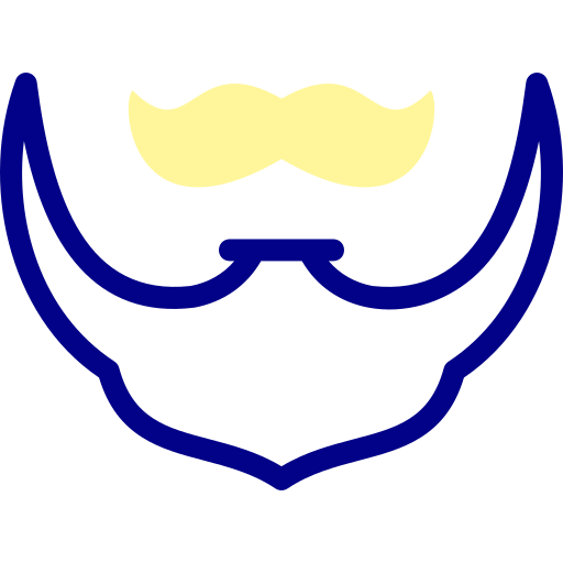 gesichtsbehaarung kostenlos Icon