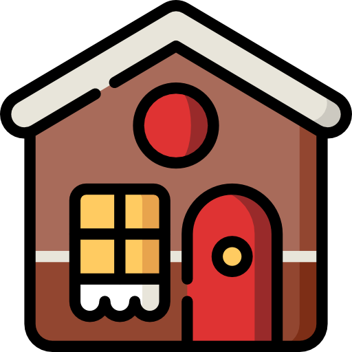 maison de pain d'épice Icône gratuit