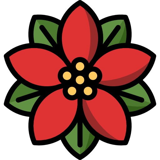 poinsettia Icône gratuit poinsettia Icône gratuit