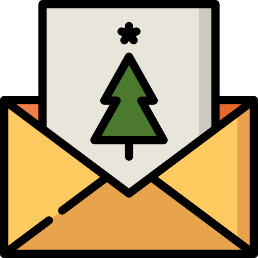 tarjeta de navidad icono gratis