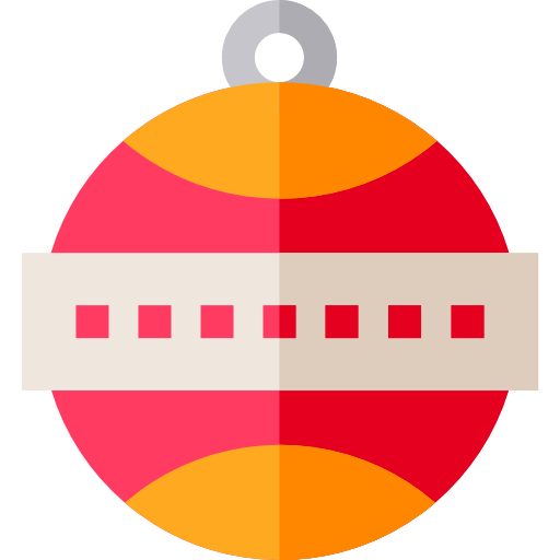 Bauble Basic Straight Flat icon