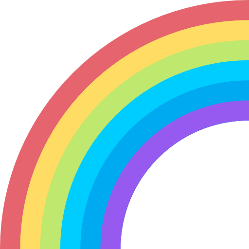 arco iris grátis ícone