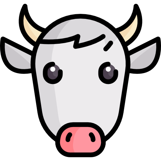 Cow Special Lineal color icon