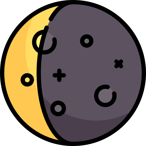 luna icono gratis