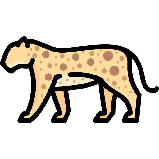 leopardo icono gratis